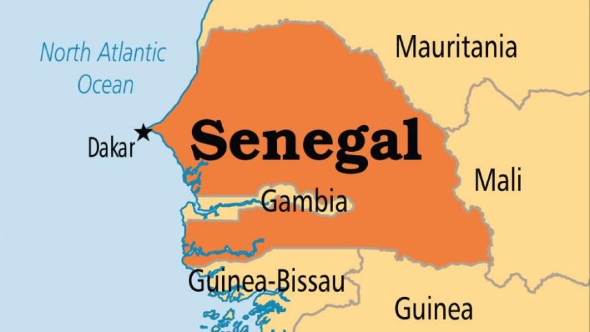 карта на дакар Senegal