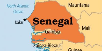 Карта на дакар Senegal